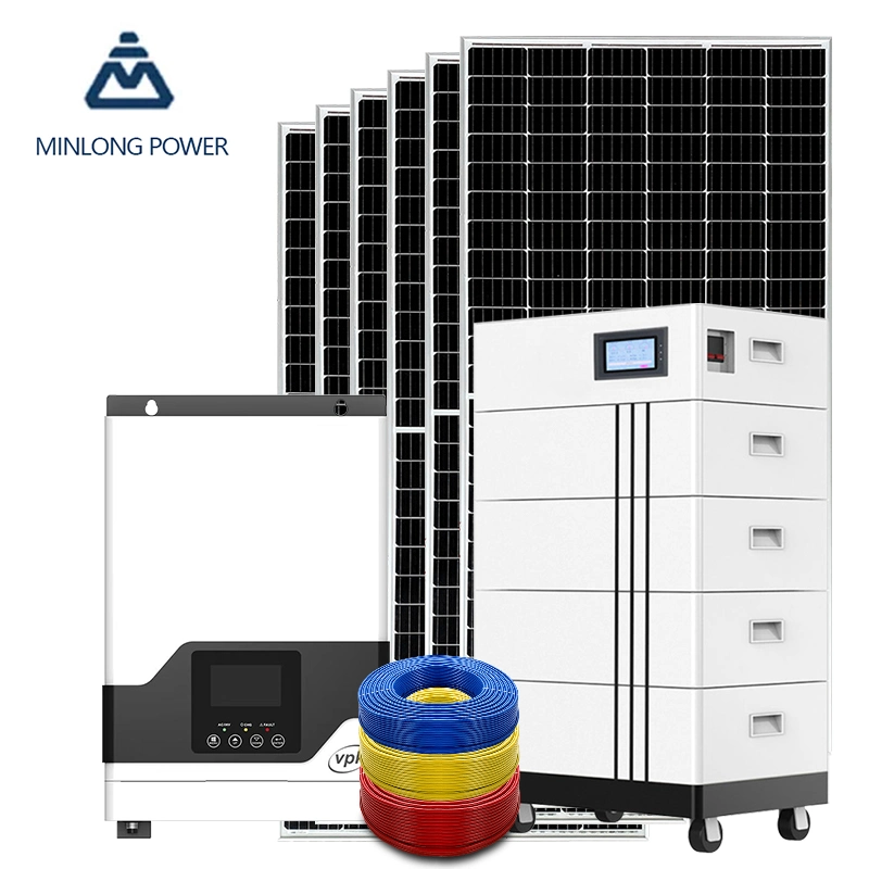 Whole Set Solar Power Energy System 3kw 4kw 5kw 6kw 5kw Solar System Solar System Home Fitting