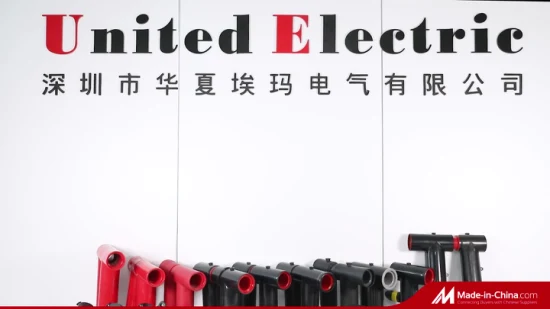 CJB30-630 11kV 12kV 15kV 24kV 25kV 25kv 33kV 35kV 36kV 40.5kV 630A Conector en T separable blindado de apertura total (interfaz C) con lengüeta de compresión (T frontal)